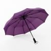 UV Protective Fully Automatic Three Fold Windproof Umbrella - Image 3
